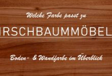 Zu sehen ist die Maserung von Kirschbaumholz. Darauf ist der Titel des Beitrags abgebildet: Welche Farbe passt zu Kirschbaummöbeln?